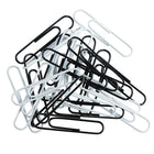 JAM Paper – Trombones géants multicolores, blanc et noir, 60/paquet (352333545)-Taille : 2 po (grand/géant)