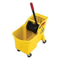 RubbermaidMD ® Ensemble seau et essoreuse à vadrouille-Conception monopièce - sceau et essoreuse intégrés
