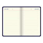 Letts - Agenda perpétuel 12 mois Icon - 7-5/8" x 5" - Marine-Reliure cousue