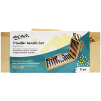 Mont Marte Ensemble de voyage pour acrylique - Paquet de 24-1