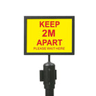 Porte-affiche Futech Landscape Stanchion-Format lettre