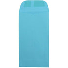 JAM Paper - Enveloppes à monnaie no 7, 3 1/2 x 6 1/2 po, bleu Brite Hue, 50/paquet-Enveloppes bleues