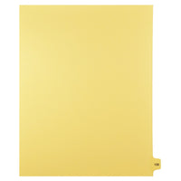 Markmaker - 25 tabs/PQT,5 PQT/Boite, Intercalaires imprimes Legal, Chamois, 1/15th coupe| format lettre, sans trous, Numero 135-Intercalaires imprimes Legal