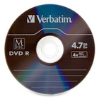 M DISC - DVD-R 4X 4,7 Go avec surface inscriptible brevetée, paq./5 avec boîtier-Vitesse d'enregistrement/lecture/écriture : 4X