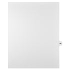 Markmaker - Intercalaires imprimes Legal, Blanc, 1/15th coupe, format lettre, sans trous, 25 tabs/PQT, 5 PQT/Boite, Numero 190-Intercalaires imprimes Legal