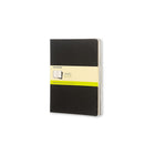 Moleskine – Cahier journal page blanche, couverture souple, noir, 7,5 po x 9,75 po-Couverture cartonnée souple noire
