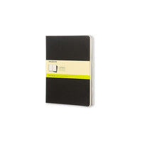Moleskine – Cahier journal page blanche, couverture souple, noir, 7,5 po x 9,75 po-Couverture cartonnée souple noire