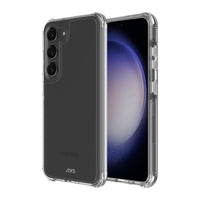AXS - PROShield Plus etui transparent teste contre les chutes pour Samsung Galaxy S23+ - Givre-Coin renforçis subtils absorbent les chocs en creant un coussin d'air entre l'appareil et les surfaces