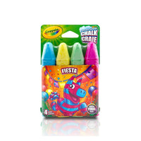 Crayola craies pour trottoir, 4 couleurs-Comprend 4 bâtons de craie pour trottoir