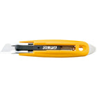 OLFA - Couteau de sécurité semi-automatique à rétraction automatique avec séparateur de ruban SK-9 - jaune-Couteau de sécurité semi-automatique