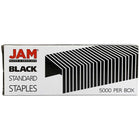 JAM PaperMD – Agrafes de taille standard, noir, paquet de 5-Paquet de 5