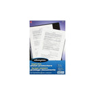Wilson JonesMD – Protège-documents format ministre, transparents, 50 par boîte-4 trous perforés pour s’adapter aux reliures à 3 anneaux et à 4 anneaux de format légal
