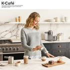 Keurig – Cafetière et machine à latte et cappuccino une tasse à la fois K-Café, charbon-Charbon