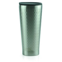 Minimal – Gobelet isotherme - 430 ml - classique, Paquet de 2-Conception légère et mince, adaptée aux enfants, avec motifs en nid d'abeille gaufrés pour une prise anti-dérapante