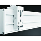 Grandview – Écran de projection motorisé Cyber Series, 100 po, 16:9 (CB-P100SR)-Zone de visionnement de 49 x 87 (po) avec bordure noire qui absorbe la lumière de 2 po
