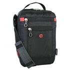 Swiss Gear Polyester Vertical Boarding Bag, Black, SWT0362W-Pochette frontale rapide d’accès à fermeture éclair