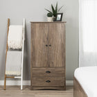 Prepac Armoire Salt Spring, gris vieilli-Comprend un dispositif de retenue