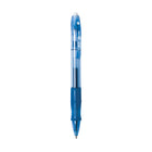 BIC - Stylos Gelocity à encre gel - rétractables - 0,7 mm - bleu - paquet de 12-La prise profilée vous permet de tenir votre main confortablement pendant que vous écrivez.