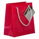JAM Paper - Sacs à provisions opaques - Mini - 5 3/4 x 5 3/4 x 2 1/2 - Rouge - Vrac 100 sacs/paquet-La couleur rouge