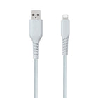 Basic Tech - Câble Lightning de 3 pi, Gris-Tresse pour plus de durabilite