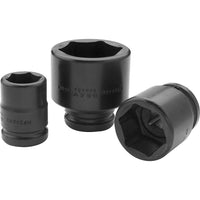 Gray Tools – Douille pour clé à chocs de 40 mm x 3/4 po, longueur standard, 6 pans-Taille : 40 mm