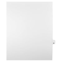 Mark Maker – Onglets séparateurs juridiques blancs, 1/25 onglets, format lettre, sans trous, numéro 93, 25/paquet-Onglets séparateurs blancs, 1/25 onglets