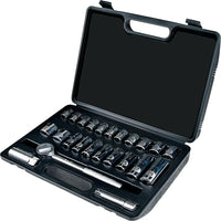 Aurora Tools – Ensemble de douilles métriques, 24 pièces, 3/8 po-Acier en vanadium chromé pour plus de solidité et de durabilité