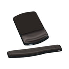 Fellowes Repose-poignets à hauteur réglable, graphite (9374201)-Tissu polyester couvrant la surface de gel apaisant
