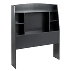 Prepac – Tête de lit simple Astrid, noir-Dimensions une fois l’item assemblé : 40,5 larg. x 48,5 haut. x 8,75 prof. (po)