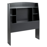 Prepac – Tête de lit simple Astrid, noir-Dimensions une fois l’item assemblé : 40,5 larg. x 48,5 haut. x 8,75 prof. (po)