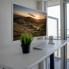 AnthroDesk - Bureau assis/debout electrique aux deux moteurs - Base Noire avec une surface de travail WM 60" x 30"-Comprend une garantie de 7 ans sur toutes les pièces avec le service client d'AnthroDesk