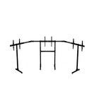 Course de niveau supérieur Stand indépendant à trois moniteurs-Le stand supporte des écrans triples de 32 - 65" permettant jusqu'à un énorme 195" de vision périphérique pour un réalisme incroyable.