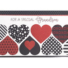 Rosedale Gold - Cartes de souhaits/Enveloppes - Joyeuse St-Valentin Petit-fils - 5-1/2 po x 8 po - paquet de 6-Imprimées sur un papier de qualité non couché