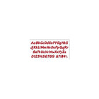 Trend Enterprises - Lettres réutilisables majuscules/minuscules italiques, 4 po, rouge (T-2700)-Rouge