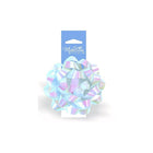 Confetti - Choux de 5 po, blanc iridescent, 12 choux-Blanc iridescent