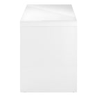 Monarch Specialties - 7581 Bureau 60 po L - Blanc Lustre/Tiroir Cote Droit/Gauche-Dimensions du produit: 60 pouces L x 23,75 pouces P x 30 pouces H