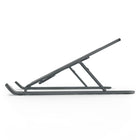 JCPal - Xstand Support de rehausseur ergonomique compact et réglable pour ordinateur portable - Noir-6 hauteurs réglables (15,23,30,35,40 et 45 degrés)