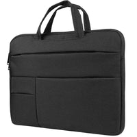 Vangoddy mPaneki Sac de transport à bandoulière Porte-documents pour ordinateur portable 15,6 po - Noir-Porte-documents hybride / Système de transport de style manchon