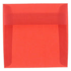 JAM Paper Enveloppes translucides carrées de 6 x 6 po, rouge primaire, 50/paquet-Enveloppes translucides en papier rouge