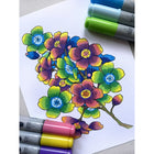 Copic - Ciao marqueurs à encre double pointe - brillants - lot de 6-rechargeable avec de l'encre Copic