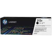 HP 312X (CF380X) Cartouche de toner HP LaserJet noir à rendement élevé d'origine-Couleur: Noir
