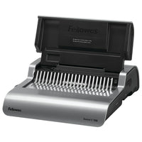 Fellowes Perforelieur électrique Quasarâ„¢ E 500 avec trousse de départ (5216901)-Fonctionnement électrique sans effort en en appuyant sur le bouton pour perforer
