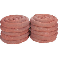 Zenith – Remblais tubulaires absorbants pour matières dangereuses, 120 long. x 3 larg. (po), 45 gallons, 10/paquet-Coquille durable en polypropylène pour éviter les déchirures et offre une flexibilité maximale