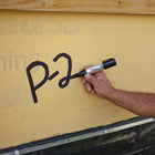 Sharpie - Marqueur permanent Magnum, pointe biseautée, noir-Corps en plastique robuste et pointe en feutre