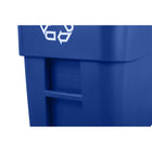 RubbermaidMD® Contenant de recyclage mobile BRUTE-Se déplace facilement sur des roulettes en caoutchouc de 8 pouces