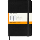 Moleskine - Carnet Classic Format Moyen - Ligné - Couverture Rigide - 4,5 po x 7 po - Noire-Moyen