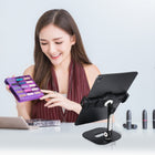 ShoppingAll - Support de Tablette Réglable Court - Noir-Rembourrage en silicone pour éviter les rayures