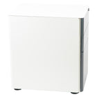 Flash Furniture Classeur À Verrouillage Mobile À 3 Tiroirs - Blanc / Charbon De Bois (HZCHPL02GRYWH)-Comprend deux clés, le verrouillage des clés est remplaçable