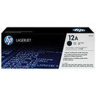 HP 12A (Q2612A) Cartouche de toner HP LaserJet noir d’origine-Couleur: Noir