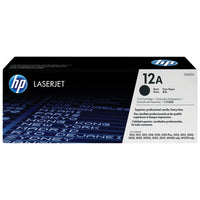 HP 12A (Q2612A) Cartouche de toner HP LaserJet noir d’origine-Couleur: Noir